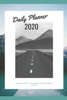 Day Planner 2020: Agenda 2020 to write stylish daily notes 1671941853 Book Cover