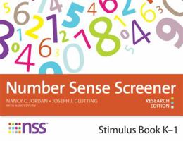 Number Sense Screener™ (NSS™) Stimulus Book, K–1, Research Edition 1598572016 Book Cover