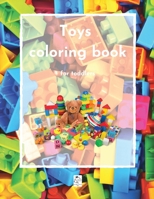 Toys coloring book for toddlers-children ages 3-8 1006877010 Book Cover
