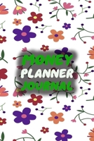Money Planner Journal: Floral 52 Weeks or 365 Days Budget Management Organizer Notebook To Debt Out or Passive Income | Flowers Drawing Print 1691129569 Book Cover