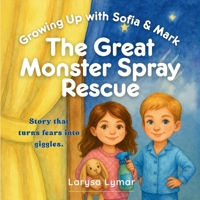 The Great Monster Spray Rescue: Series of bedtime stories that turns fears into giggles. For brave little readers (Growing Up with Sofia & Mark) B0FCCPWXRB Book Cover