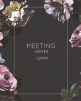 Meeting Notes: For Taking Minutes at Business Meetings Action/ Agenda Notebook Book 1707007969 Book Cover
