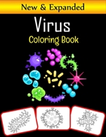 Virus Coloring book: Exciting Virus coloring book, color and learn with fun for kids B08KYMPBC9 Book Cover