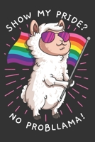 2020 Week To View Dated Planner Diary: 6x9 Inches Paperback LGBT Show My Pride No Probllama LGBTQ Pride Flag Llama Alpaca 1698484992 Book Cover
