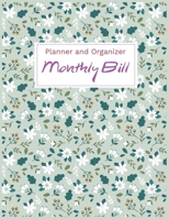 2020 Monthly Bill Planner and Organizer (Volume 7): Finance Monthly & Weekly Budget Planner Expense Tracker Bill Organizer Journal Notebook Floral Cover 1708051945 Book Cover