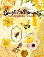 Brush Calligraphy: Brush Lettering Workbook for Beginners B098GTZY35 Book Cover