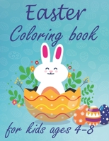 Easter coloring book for kids ages 4-8: 42 Cute and Fun Images , 8.5 x 11 Inches B08TQJ95PF Book Cover