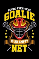 Behind Every Good Goalie Is An Empty Net: Behind Every Good Goalie Is An Empty Net Lacrosse Player Blank Composition Notebook for Journaling & Writing (120 Lined Pages, 6 x 9) 1712388339 Book Cover