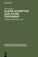 Kleine Schriften Zum Alten Testament 3110103168 Book Cover