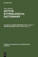 Hittite etymological dictionary 902793049X Book Cover