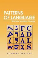 Patterns of Language: Structure, Variation, Change 0121449203 Book Cover