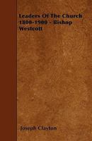 Bishop Westcott, 1110414145 Book Cover