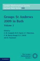 Groups St Andrews 2009 in Bath: Volume 2 0521279046 Book Cover