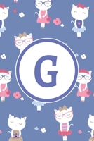 G: Monogrammed 2020 Weekly Planner For Women And Teen Girls Cat Lovers - Cute Cats, January 2020 - December 2020 (6x9) 1702072525 Book Cover