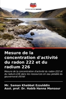 Mesure de la concentration d'activité du radon 222 et du radium 226 6202717041 Book Cover