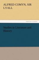 Studies in Literature and History 1512025747 Book Cover
