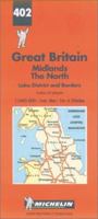 Michelin Midlands and The North, Great Britain Map No. 402 2067004026 Book Cover