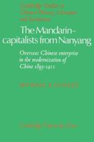 Madarin-capitalists From Nanyang, The 0521526957 Book Cover