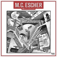 M.C. Escher Official 2027 12 X 24 Inch (Hanging) Monthly Square Wall Calendar Plastic-Free B0GH8SYM8J Book Cover