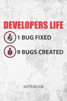 Bullet Dotted Journal: Software Developer Notebook Dotted Grid a5 6x9 120 Pages - Computer Quote Planner Bugs Fixed Bugs Created Diary Programmers Joke - Game Designer Game Programmer Gift Idea for Me 1712628518 Book Cover