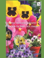 Världens vackraste penséer. Målarbok för barn och vuxna: Penséer aktivitet bok (Swedish Edition) B0F42H92WH Book Cover