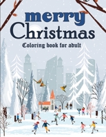 merry christmas coloring book for adult: beautiful christmas designs kook B0BG5FXNZ6 Book Cover