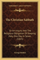 The Christian Sabbath 0530842777 Book Cover