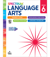 Spectrum Language Arts Workbook, Grade 6 1483871401 Book Cover