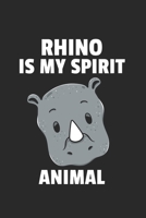 Nashorn Rhino Notizbuch: Nashorn Rhino Notizbuch f�r Liebhaber / Notizheft / Notizblock A5 (6x9in) Dotted Notebook / Punkteraster / 120 gepunktete Seiten 1671708326 Book Cover