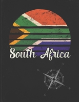 South Africa: South African Vintage Flag Personalized Retro Gift Idea for Coworker Friend or Boss Planner Daily Weekly Monthly Undated Calendar Organizer Journal 1673311687 Book Cover