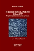 RICONOSCERE IL MERITO IN SANITA' 1291856617 Book Cover