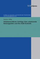 Urheberrechtliche Vertrage Uber Unbekannte Nutzungsarten Und Ihre Agb-Kontrolle 3899718909 Book Cover