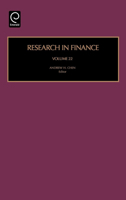 Research in Finance, Volume 22 0762312777 Book Cover