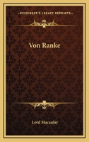 Von Ranke 1162898240 Book Cover