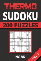 Thermo Sudoku Hard Vol. 2: 200 Puzzles For Kids, Teens, Adults, Seniors B0CQHCF1S9 Book Cover