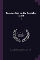 Commentary on the Gospel of Mark: 2 1378897358 Book Cover