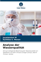 Analyse der Wasserqualität 6205676346 Book Cover