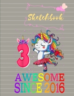 Sketchbook: Girls Unicorn Sketchbook | Kids Sketch Book For Girls  | Cute Drawing Notebook | Practice Drawing Paint  Write or Doodle | Artist ... Unicorn | Large Blank 110 Pages (8.5 x 11 in) 1677525738 Book Cover