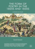 The Form of Poetry in the 1820s and 1830s: A Period of Doubt 3319705113 Book Cover