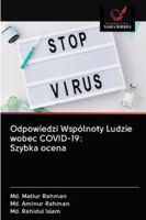 Odpowiedzi Wspólnoty Ludzie wobec COVID-19: Szybka ocena 620282218X Book Cover