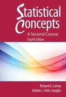 Statistical Concepts: A Second Course 0415880076 Book Cover