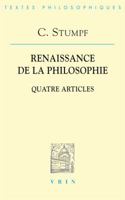 Carl Stumpf: Renaissance de la Philosophie: Quatre Articles 2711618986 Book Cover