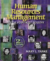 Human Resources Management for the Hospitality Industry 082737321X Book Cover