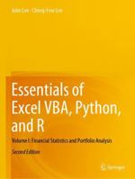 Essentials of Excel VBA, Python, and R: Volume I: Financial Statistics and Portfolio Analysis 3031142381 Book Cover