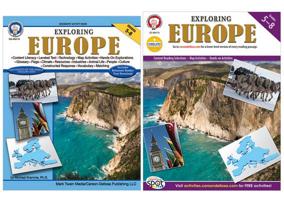 Exploring Europe, Grades 5 - 8 1580376266 Book Cover