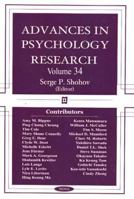Advances in Psychology Research Vol. 34 1594540799 Book Cover