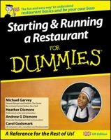 Starting and Running a Restaurant For Dummies 0470516216 Book Cover