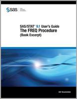 Sas/Stat 9.1 User's Guide: The Freq Procedure (Book Excerpt) 1599949520 Book Cover