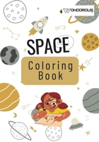 Starry Adventures: Space Coloring Book for Kids B0CM5ZZRV7 Book Cover