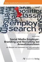 Social Media Employer-Branding Und Recruiting Bei Anwaltskanzleien 363972352X Book Cover